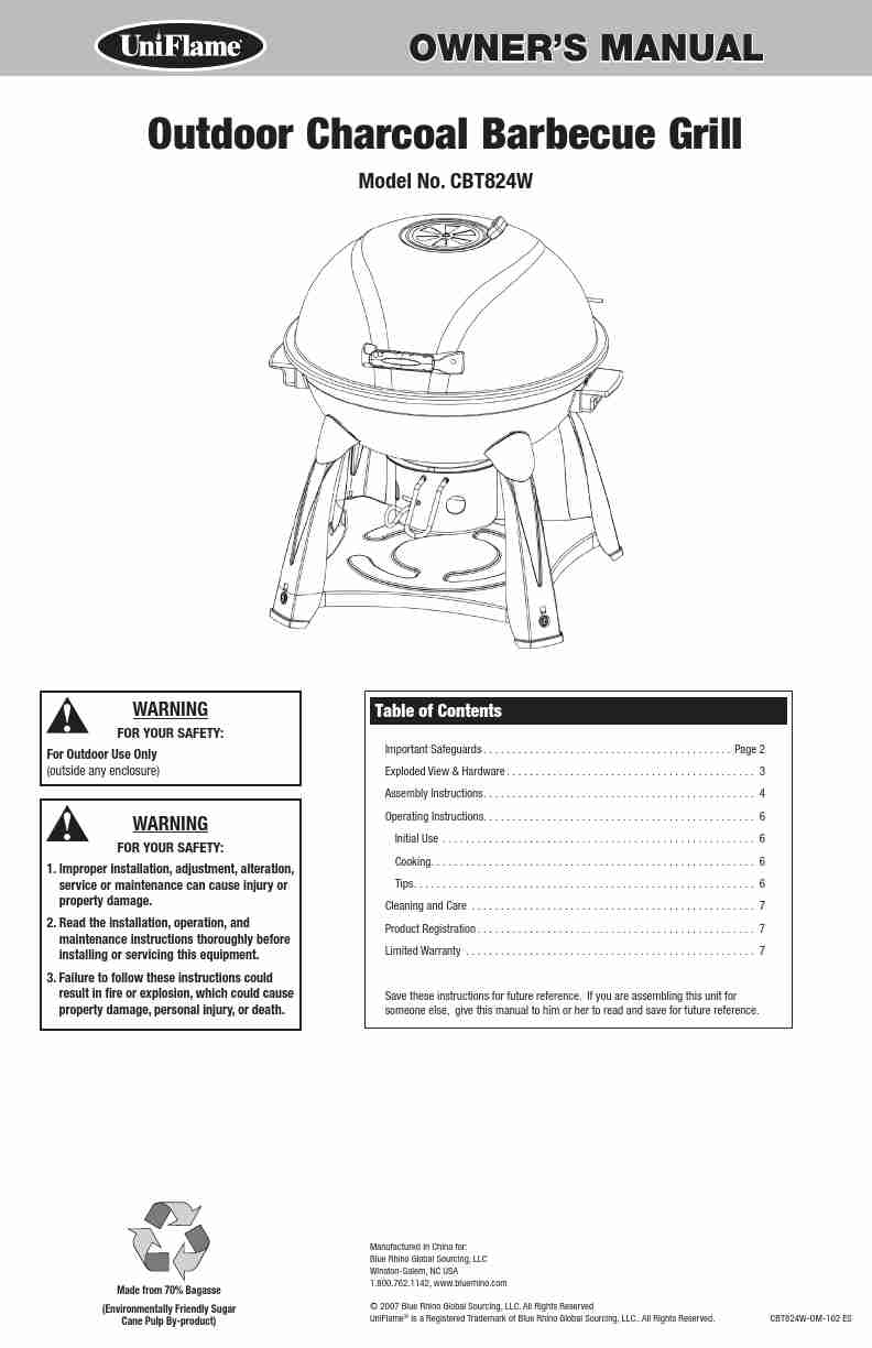 Blue Rhino Charcoal Grill CBT824W-C-page_pdf